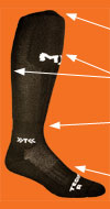 TechSox MotoXTreme Motocross socks
